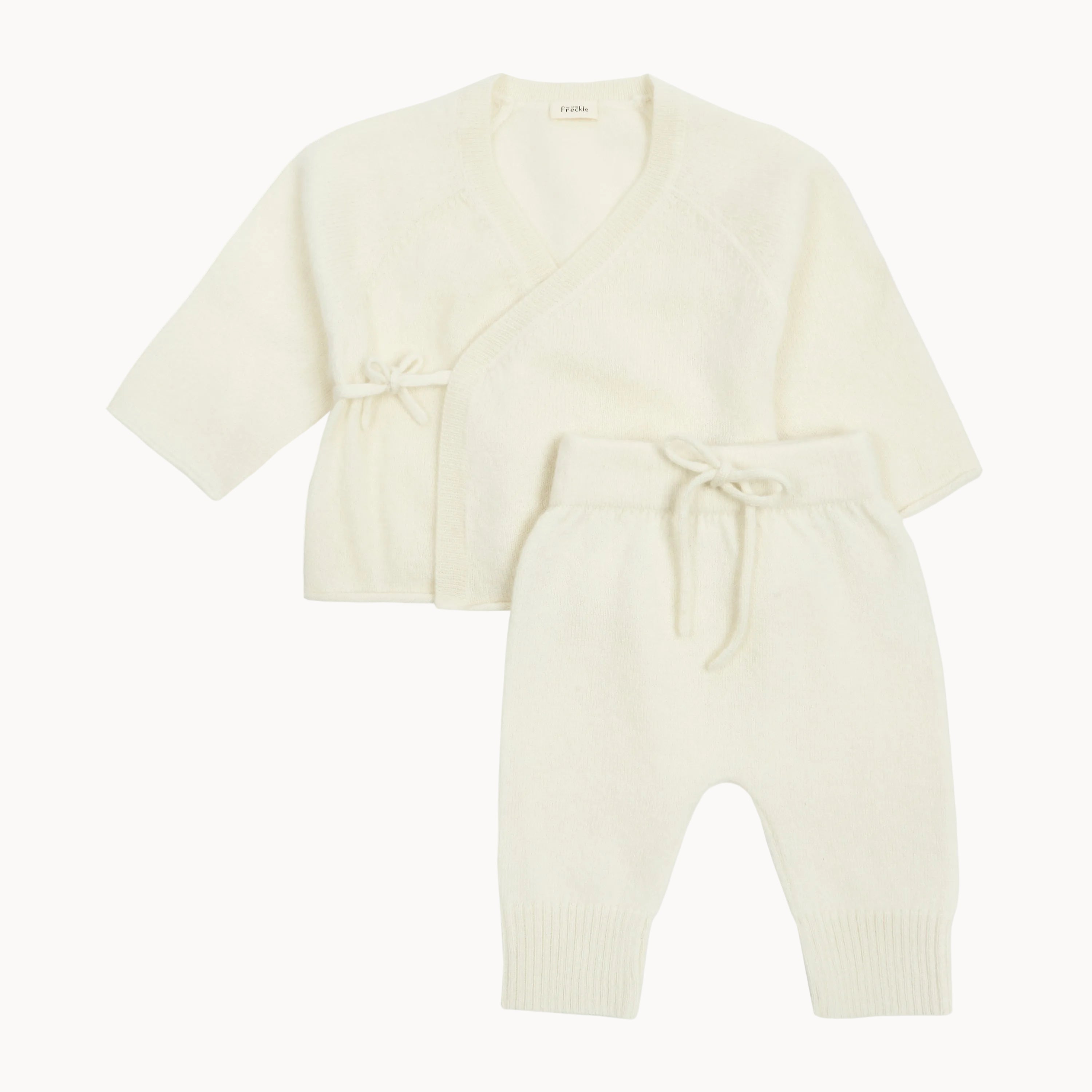 The Ivory Kimono Cardigan and Trouser Set