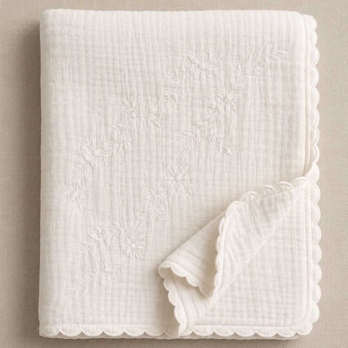 Embroidered Heritage Blanket
