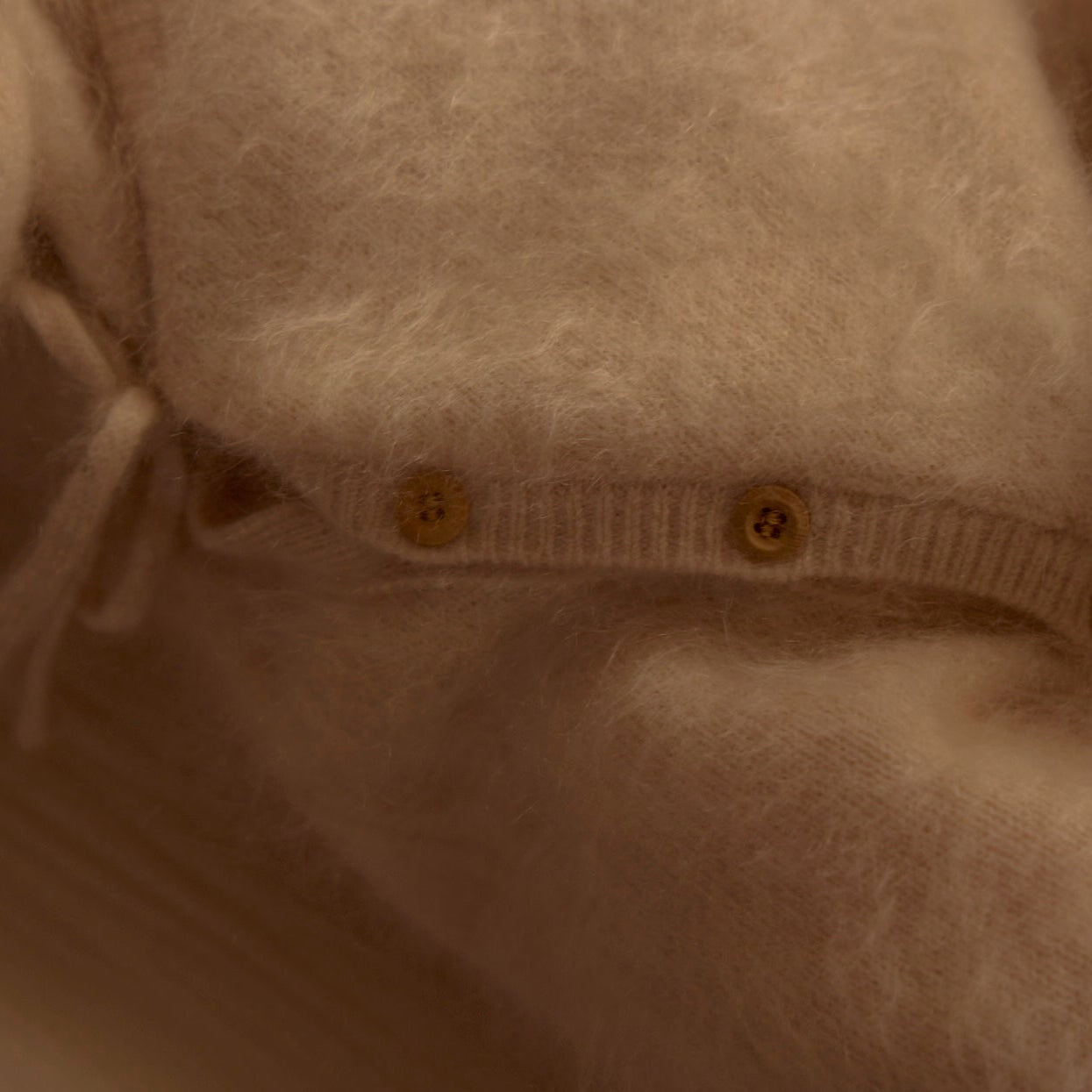 Brushed Cashmere Romper suit Beige