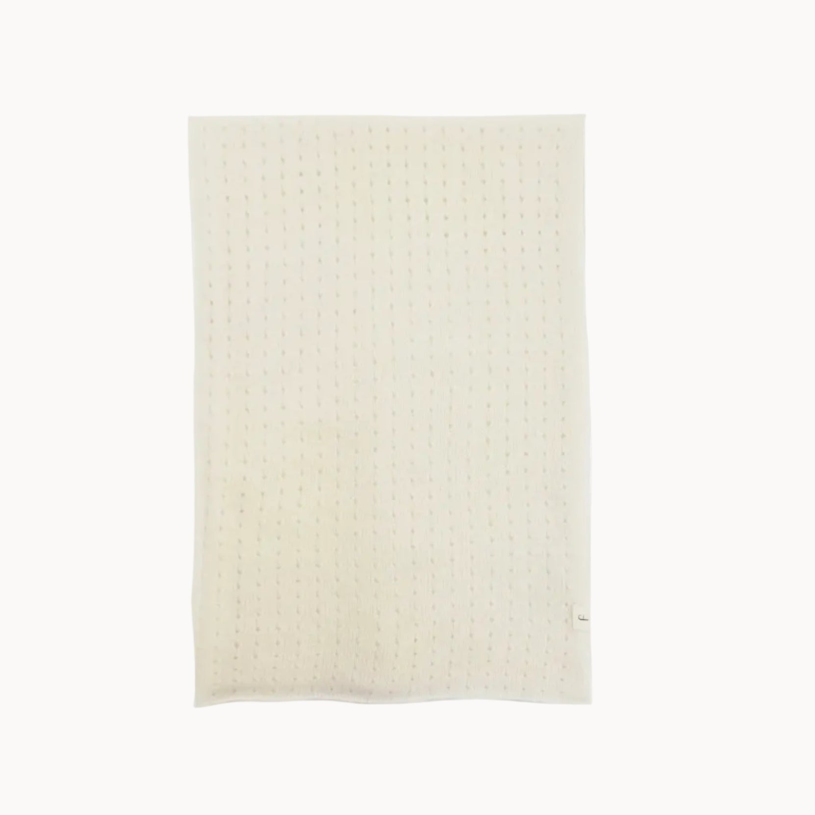 The Ivory Pointelle Blanket