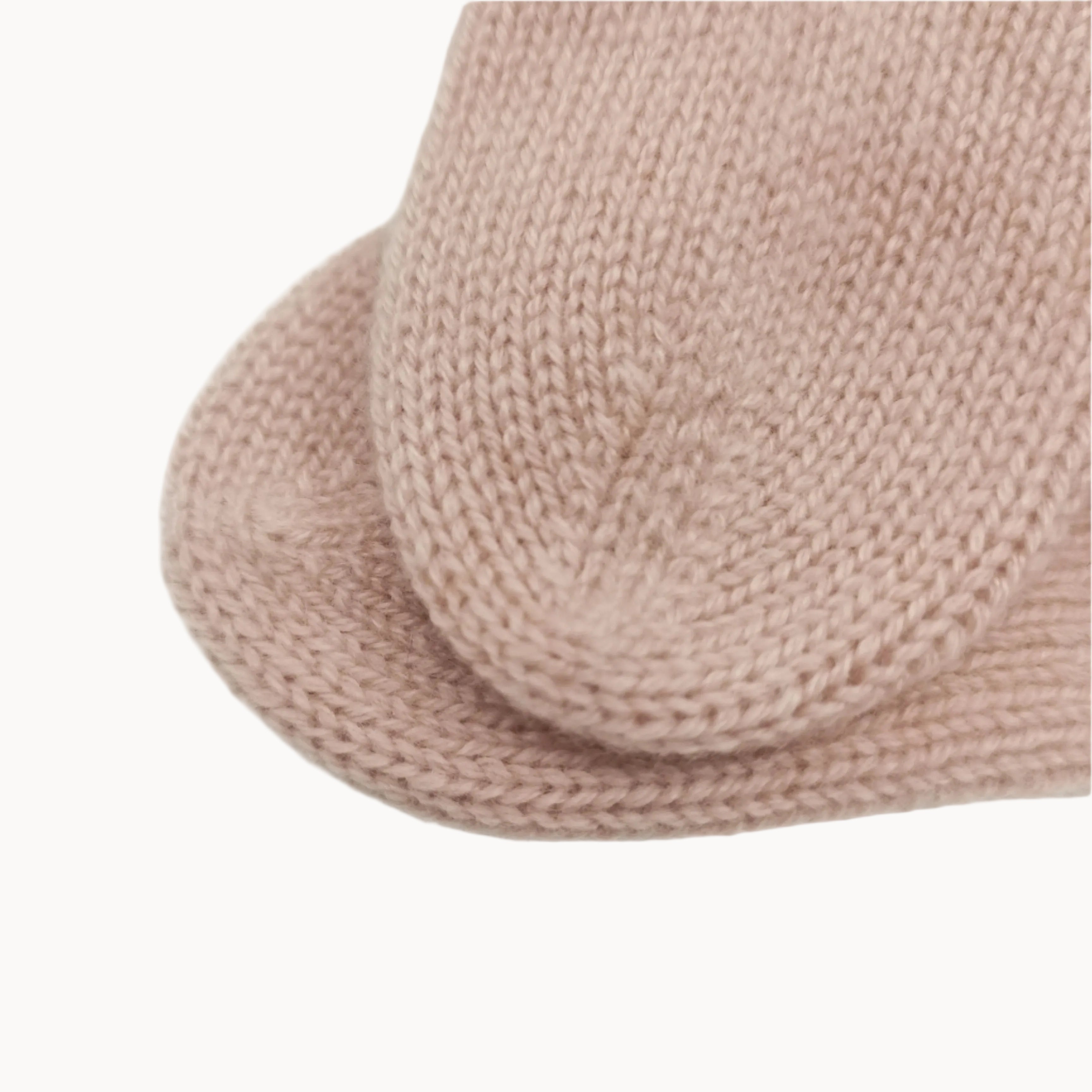 Cashmere Bonnet & Boots Gift Set Dusty Rose
