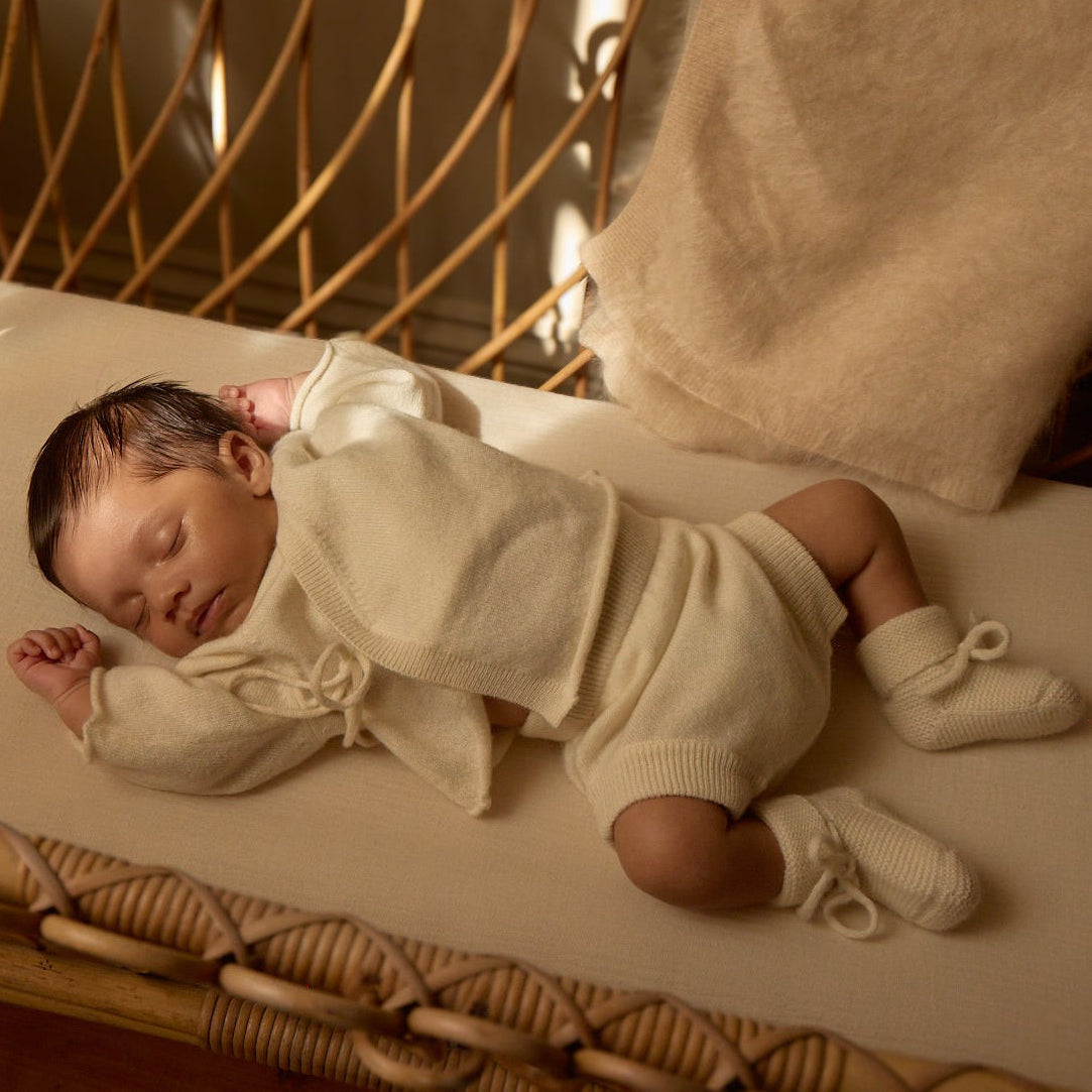 Cashmere Bloomer Gift Set Ivory