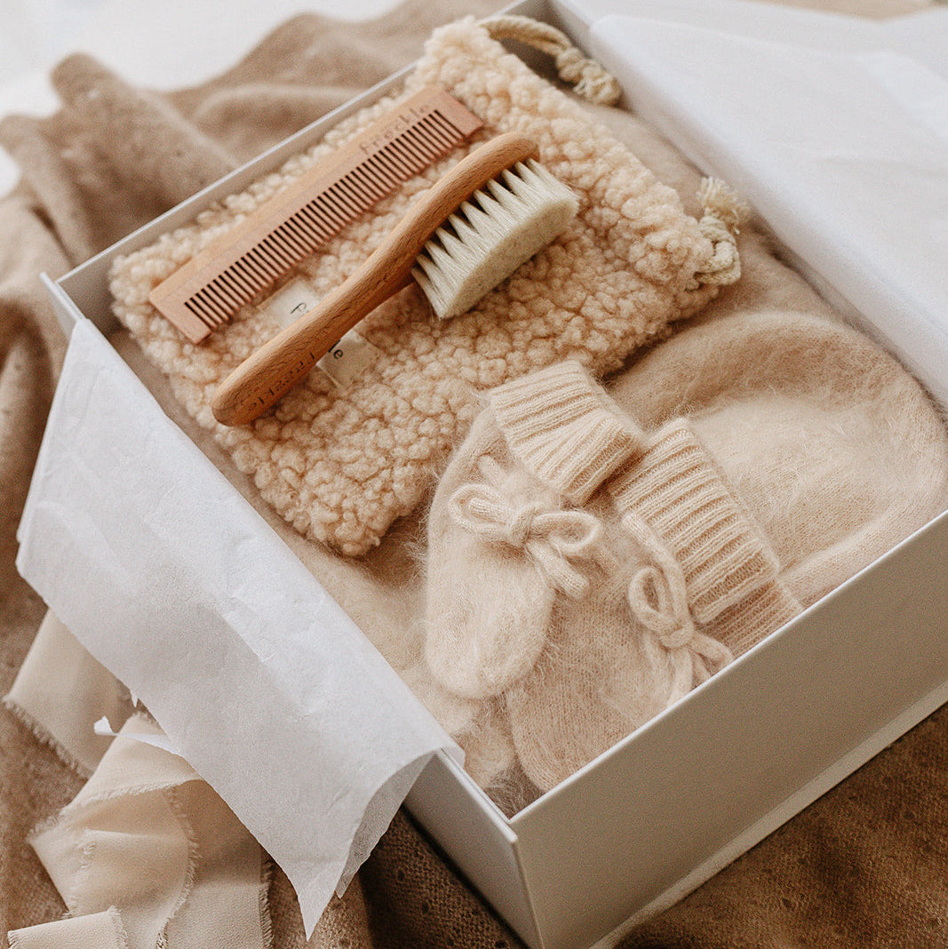 Brushed Cashmere Welcome Home Gift Set Beige