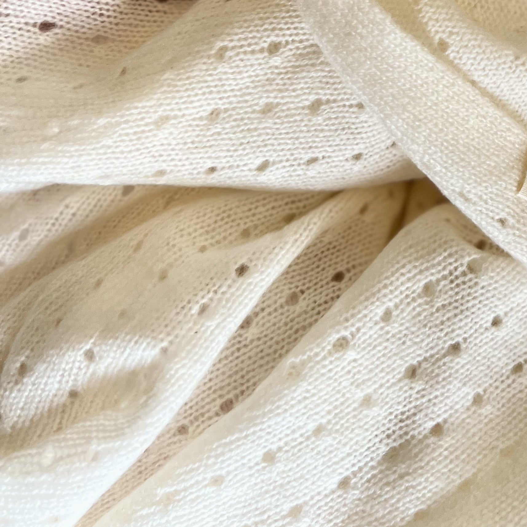 The Ivory Pointelle Blanket