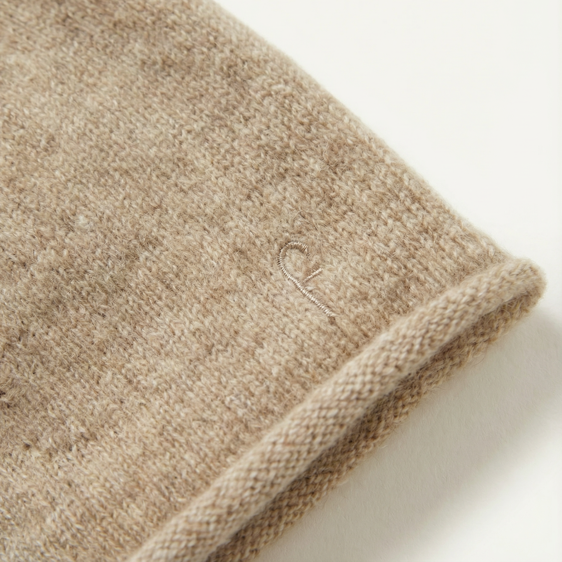 Cashmere Hat and Booties Gift Set Oatmeal