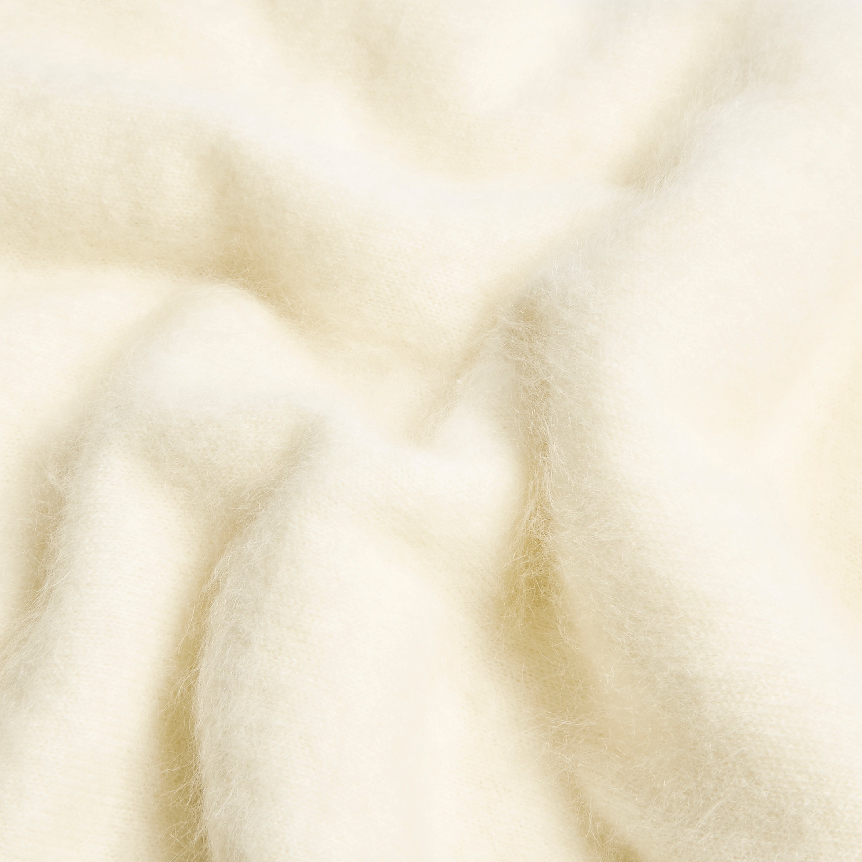 Brushed Cashmere Swaddle Cocoon White