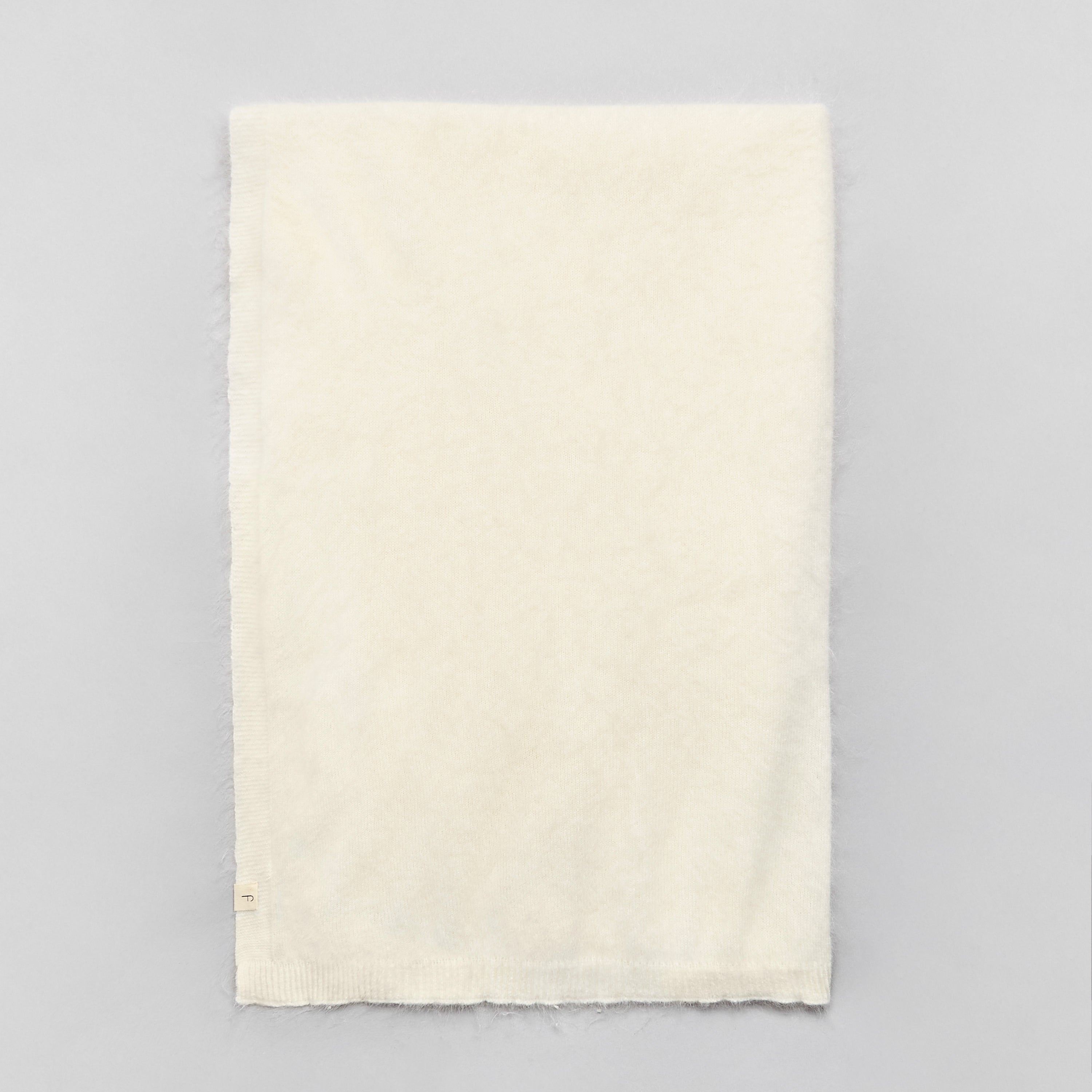 Brushed Cashmere Blanket White