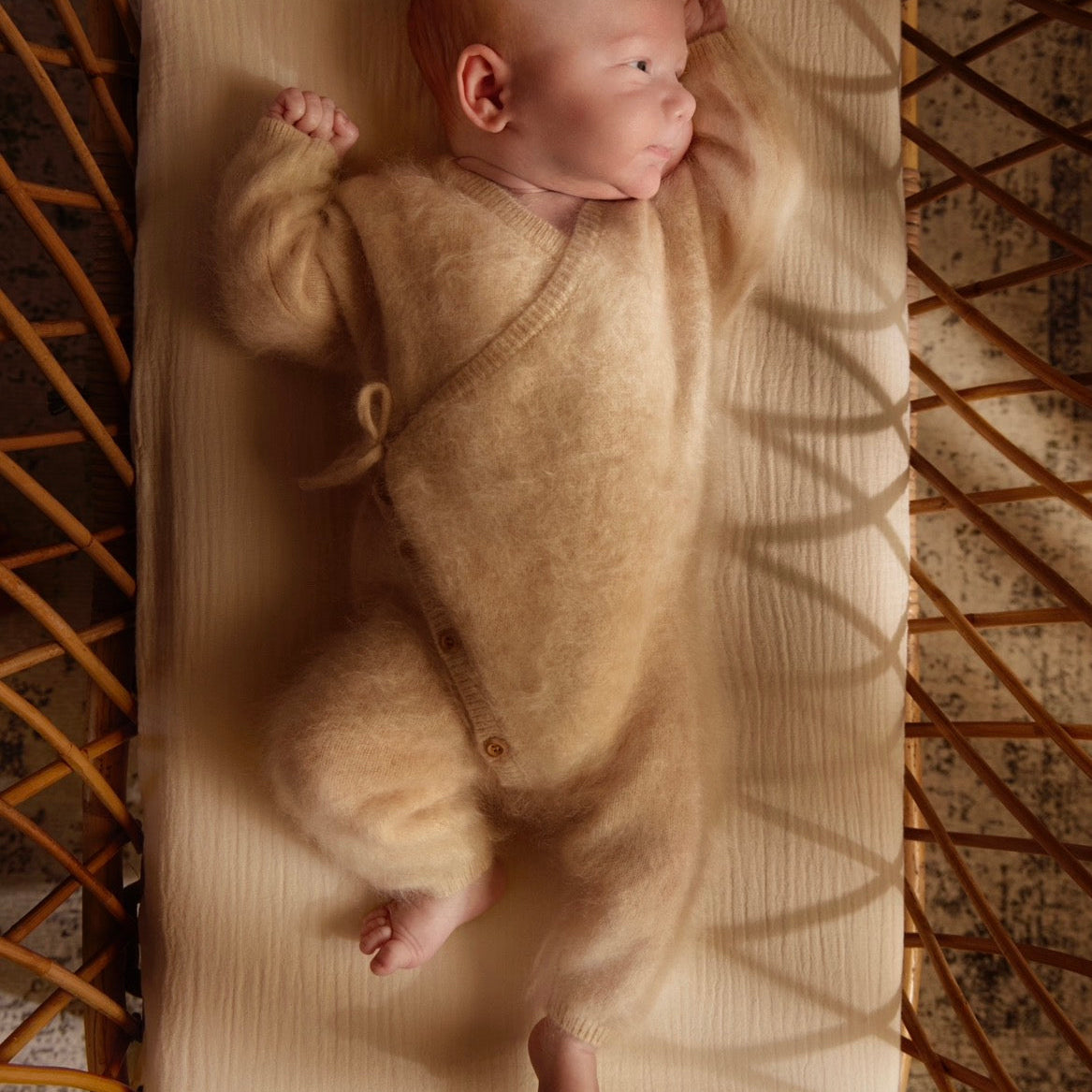 Brushed Cashmere Babygrow