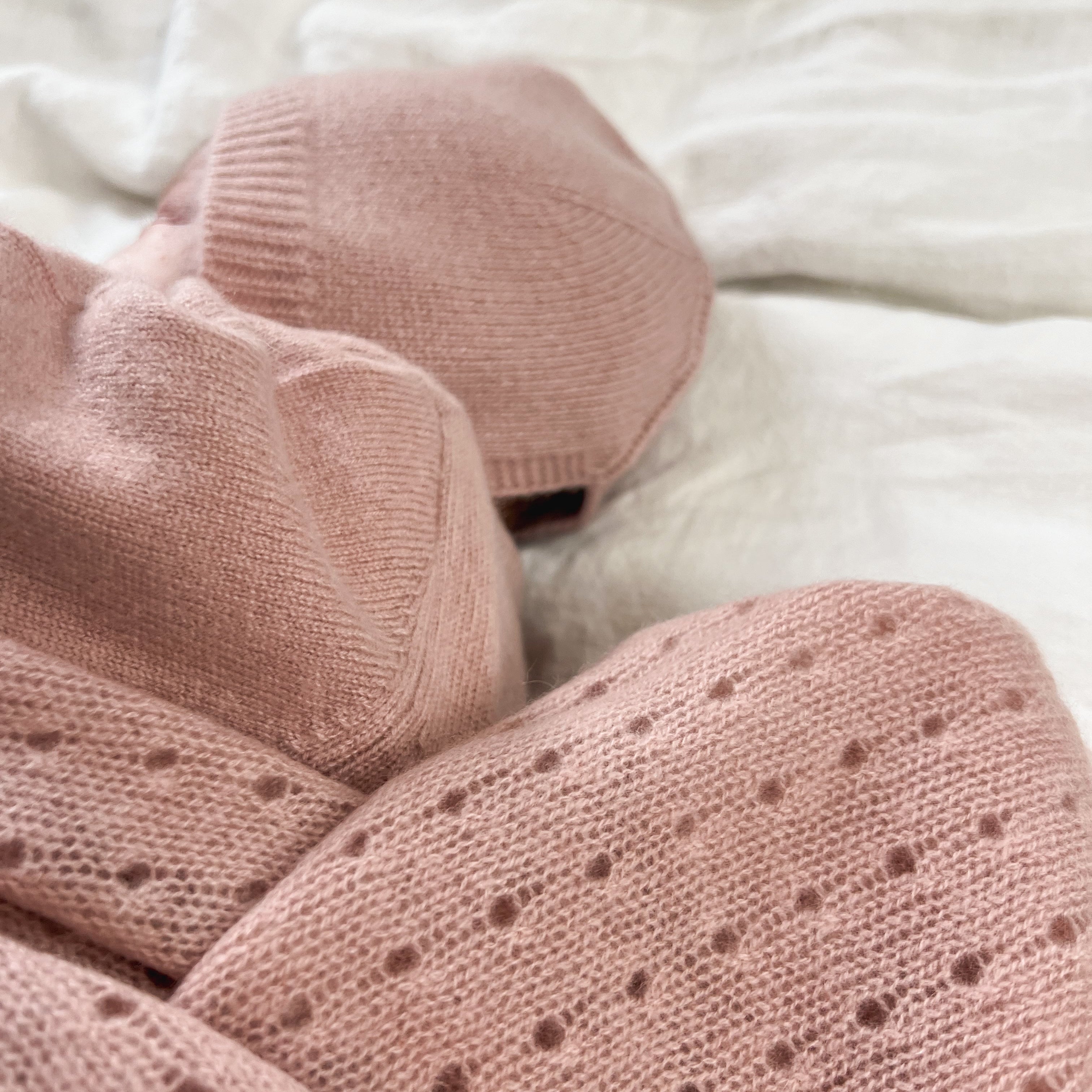 Cashmere Bonnet Dusty Rose