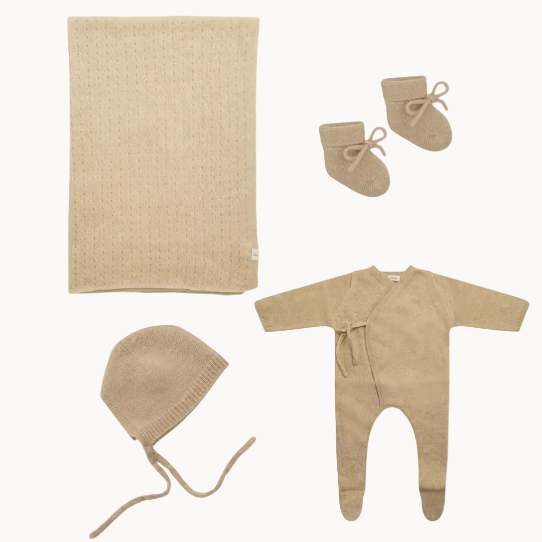 Luxury Cashmere Gift Set Caramel
