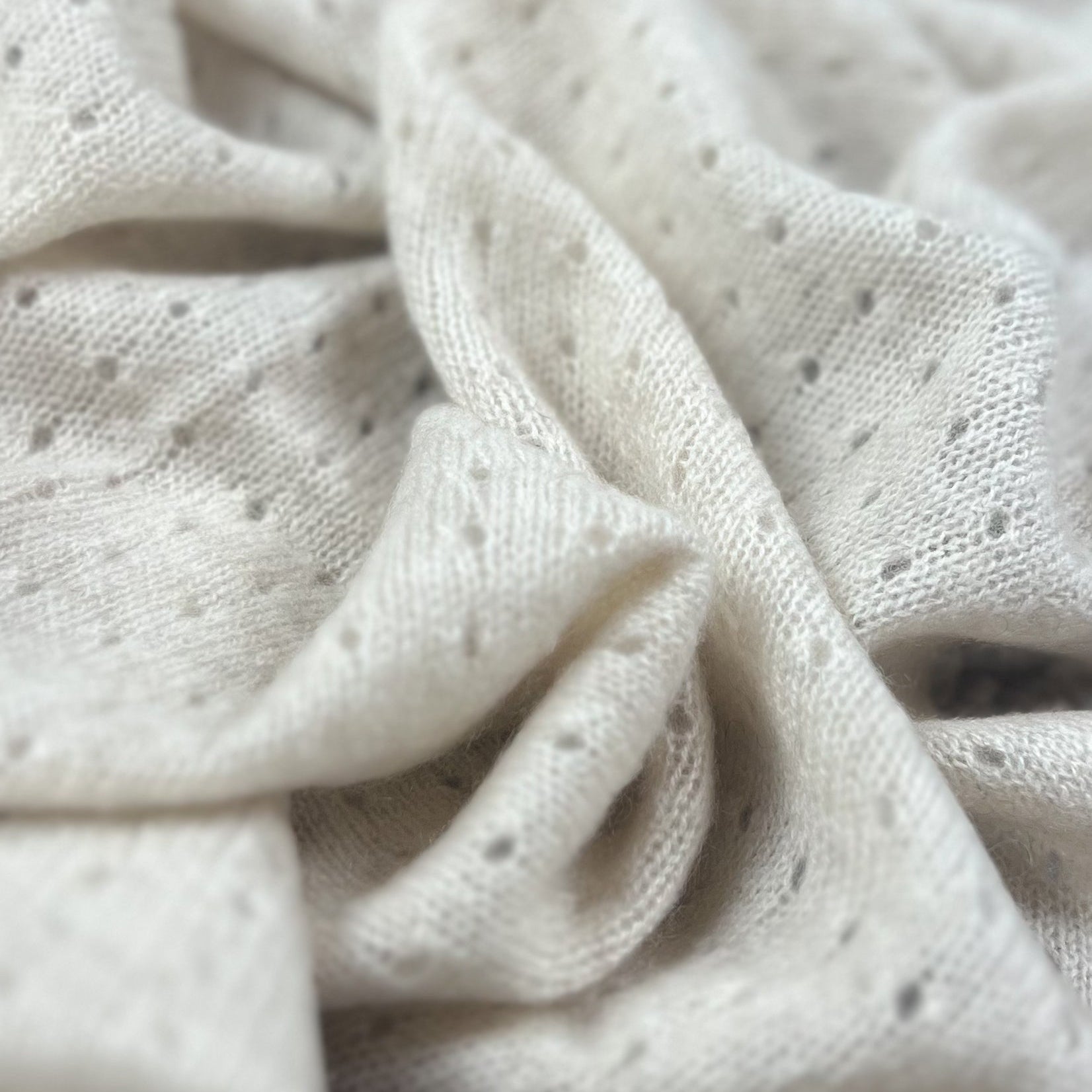 The Almond Pointelle Blanket