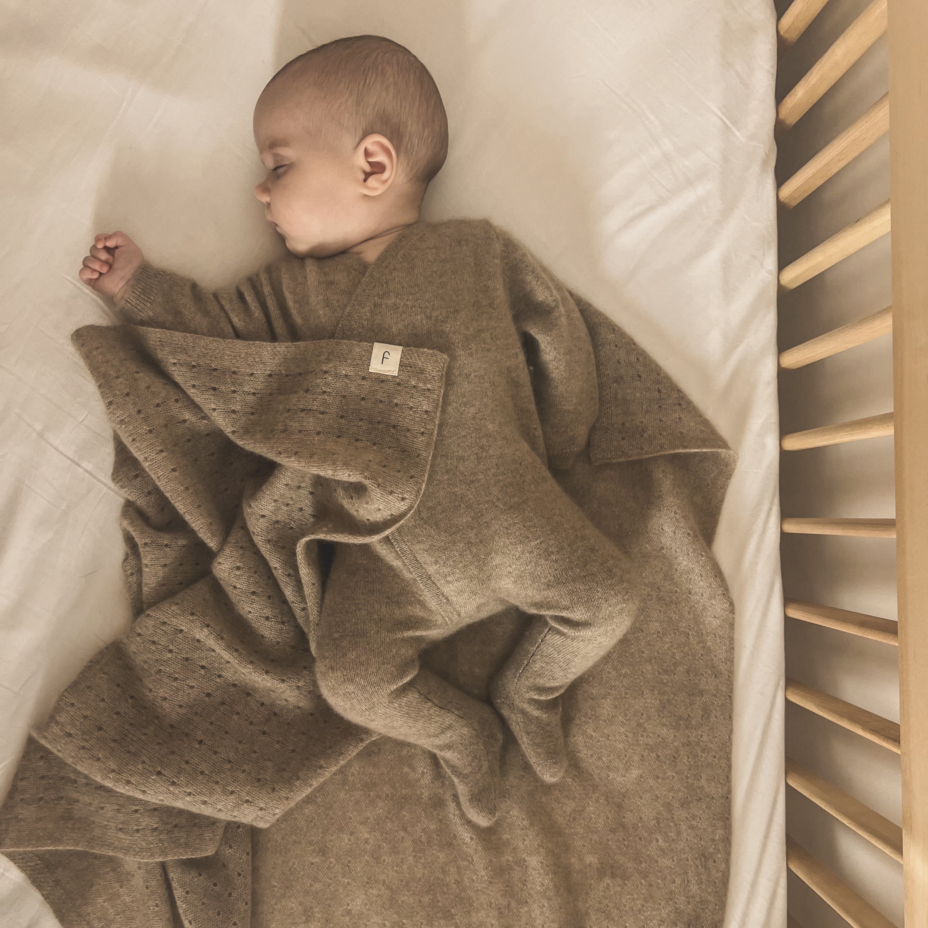 The Oatmeal Pointelle Blanket