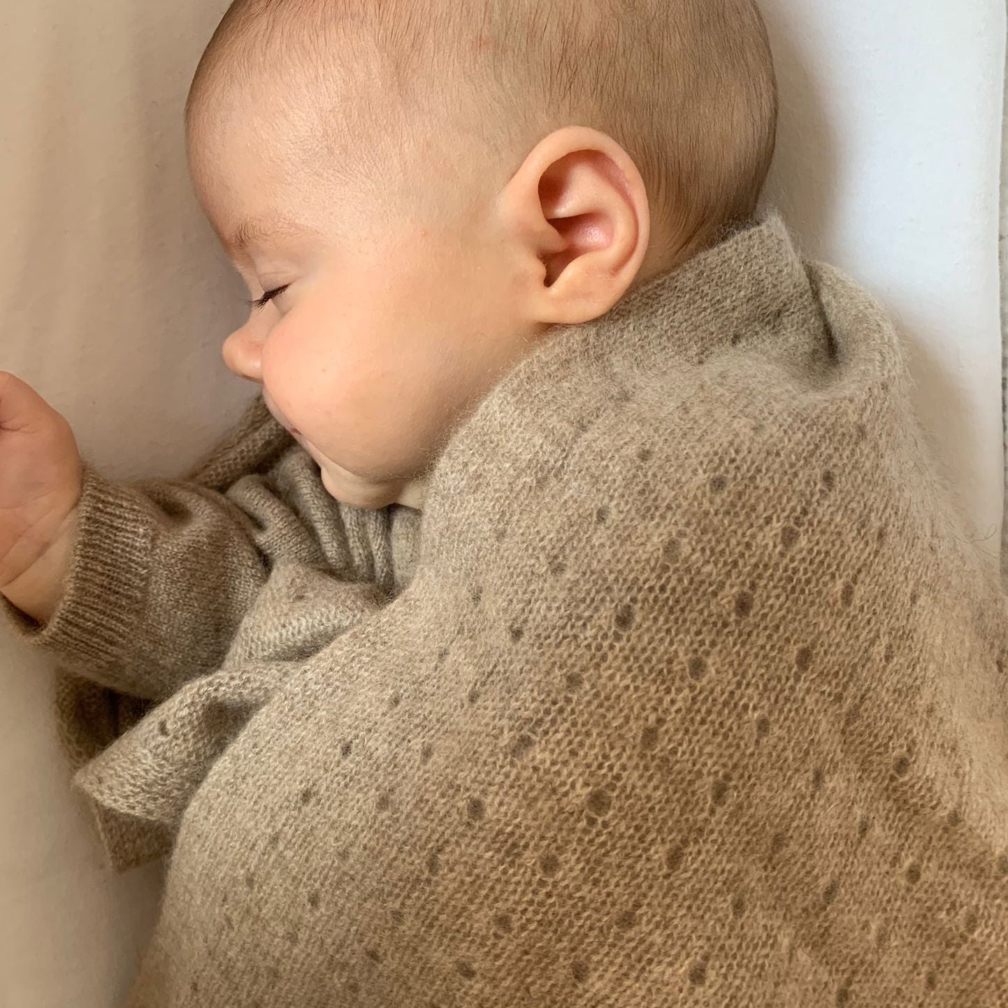 The Oatmeal Pointelle Blanket